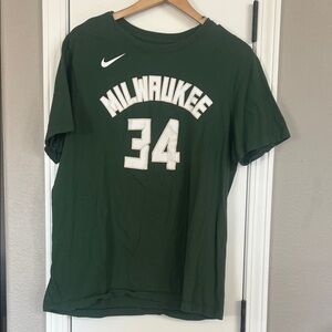 Nike Milwaukee 34 Dark Green Short Sleeve Tee